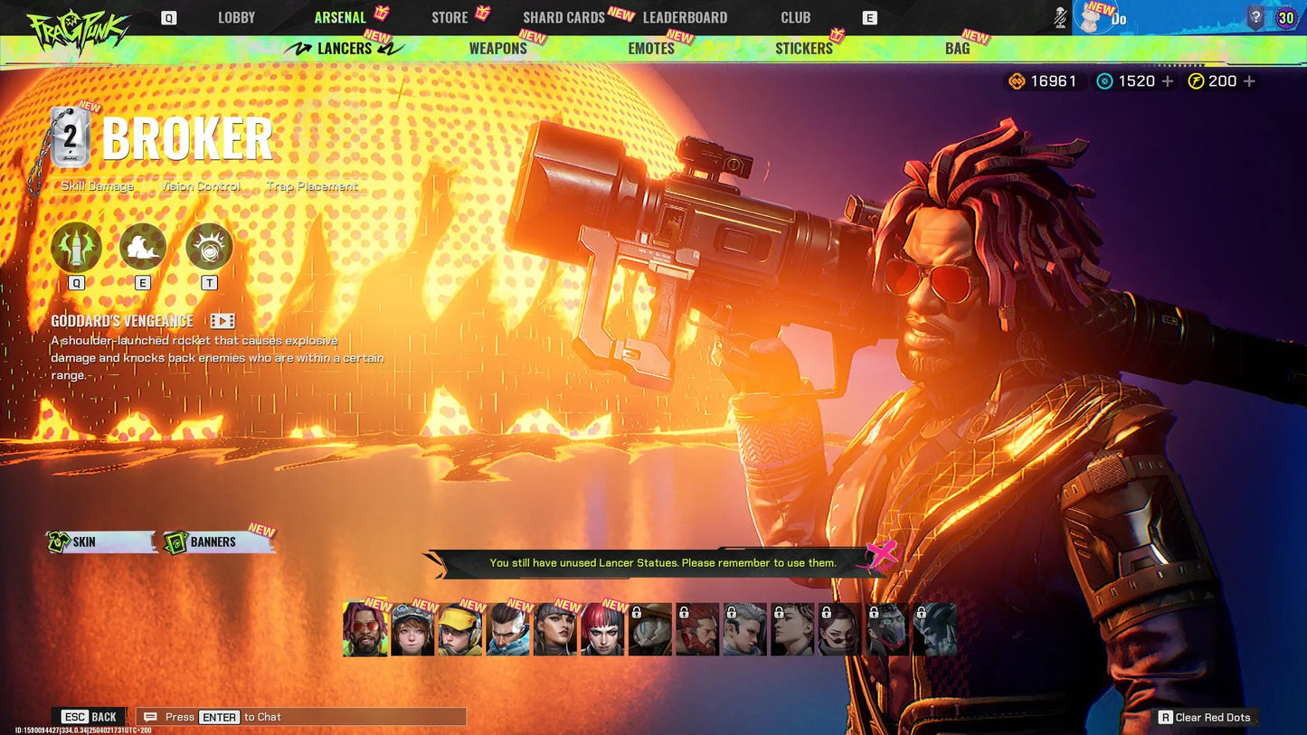 ๐ฎ Fragpunk | โญ Level 30 | ๐
Ranked Ready | ๐ธ New SZN | ๐ Full Access | ๐ฌ 24/7 Support | ๐ Instant Delivery | #P5K2R9X