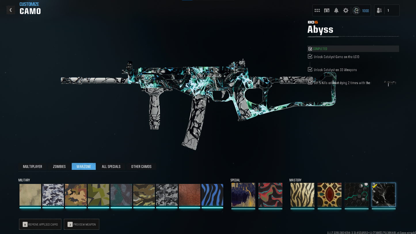 ๐ฅ BO6 EVERYTHING UNLOCKED ๐ฅ Dark Matter + Nebula + Abyss ๐ Prestige Legend ๐ Level 1000 ๐ All Guns Maxed ๐ 2000+ Camos ๐จ Season 3 & 4 Battle Passes Purchased ๐ All Pictures Attached ๐ Full Access ๐ Linkable to: Steam , Battle.net, PSN, Xbox ๐น๏ธ #avKRqu