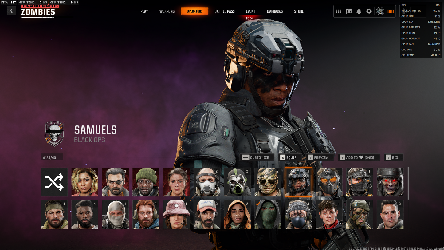 ๐ฅ BO6 EVERYTHING UNLOCKED ๐ฅ Dark Matter + Nebula + Abyss ๐ Prestige Legend ๐ Level 1000 ๐ All Guns Maxed ๐ 2000+ Camos ๐จ Season 3 & 4 Battle Passes Purchased ๐ All Pictures Attached ๐ Full Access ๐ Linkable to: Steam , Battle.net, PSN, Xbox ๐น๏ธ #avKRqu