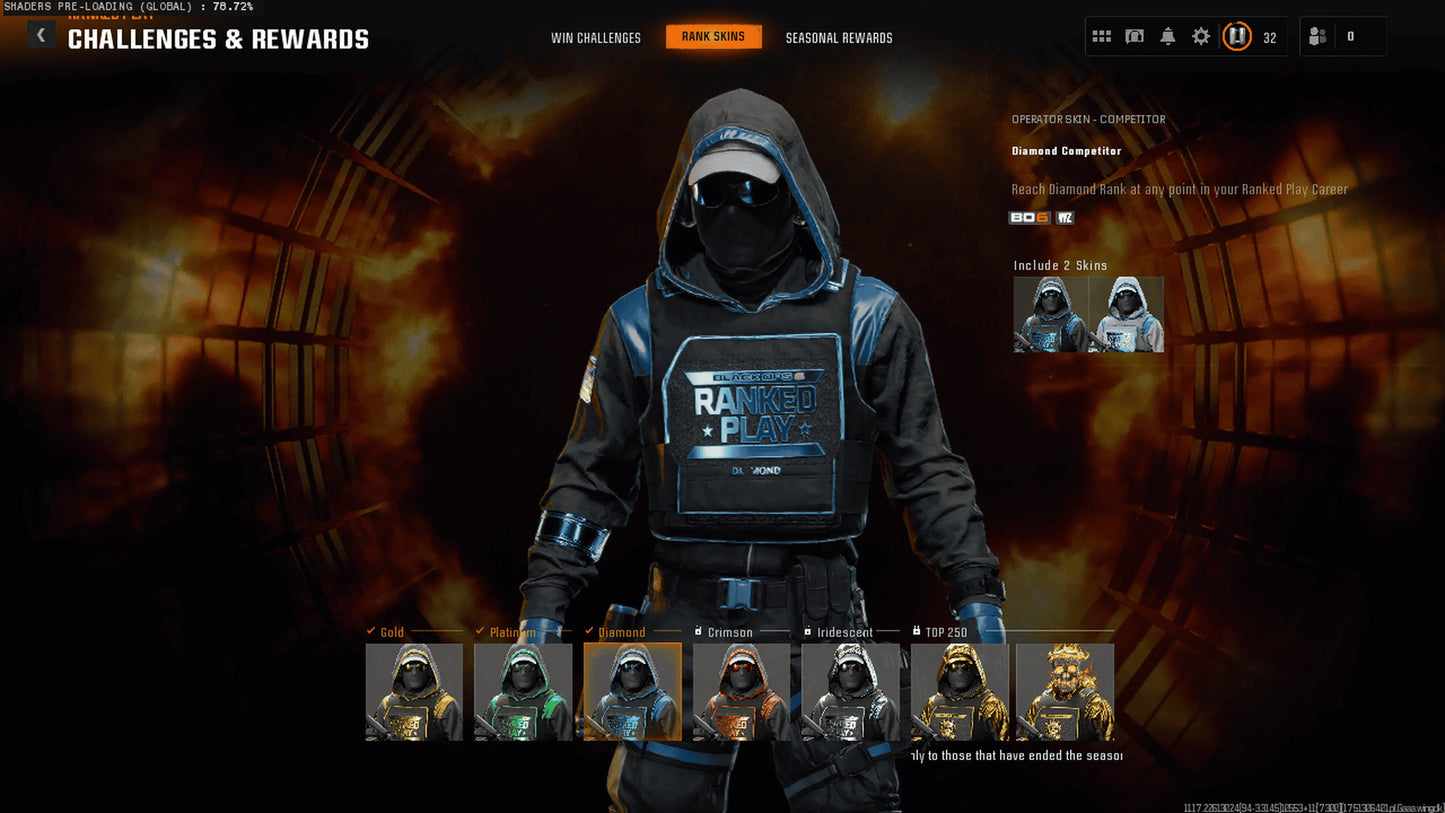 ๐๏ธโจ BO6 DIAMOND TIER LEGEND โจ๐๏ธ ๐ SR 5404 | ๐
SEASON 4 CHAMPION ๐ง 18 META OPERATORS MASTERED ๐ฅ PRESTIGE MODE UNLOCKED ๐ INSTANT LINK: Steam โข BNET โข PSN โข Xbox ๐ฎ BLACK OPS 6 DOMINATOR #nMJxTB
