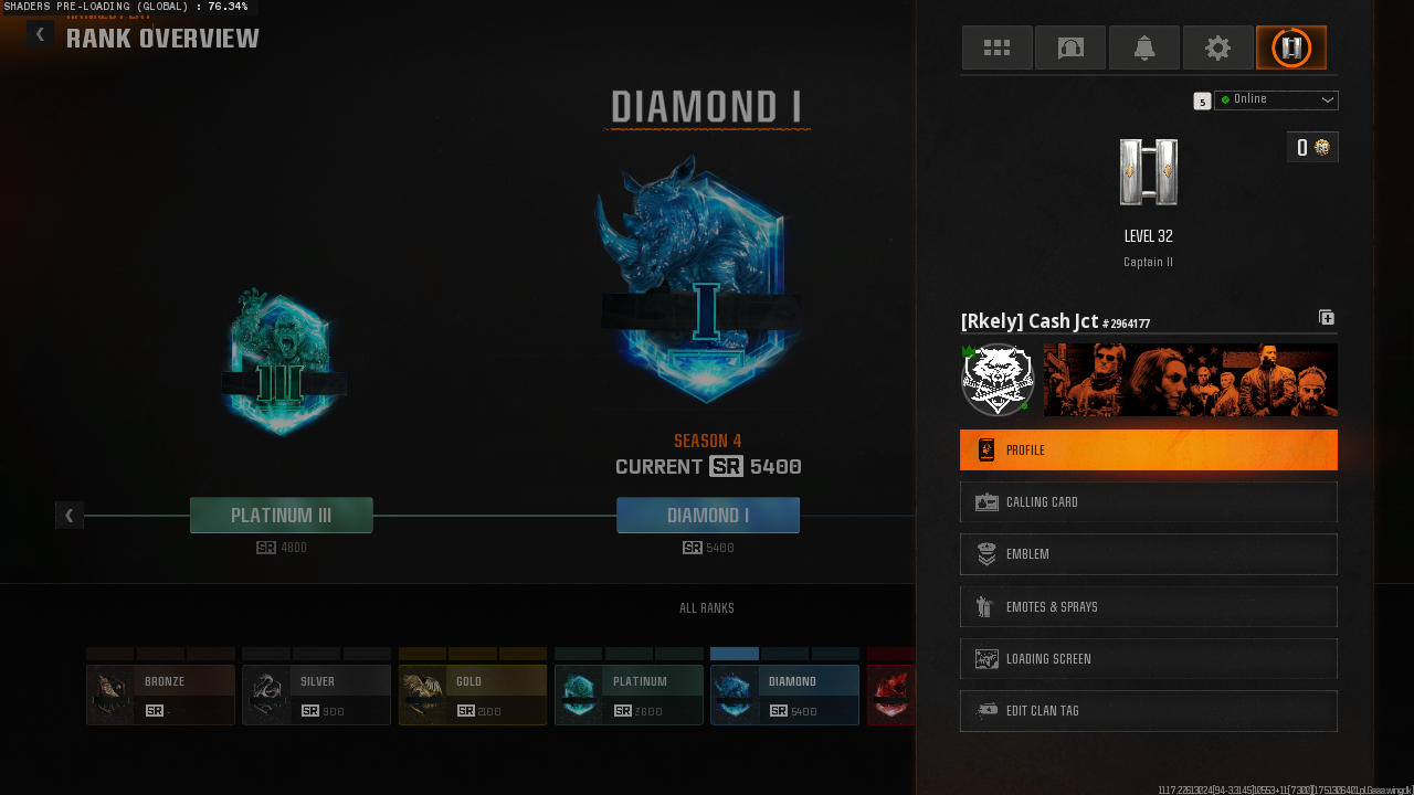 ๐๐ฅ BO6 DIAMOND ELITE ACCOUNT ๐๐ฅ โก SR 5404 | ๐ SEASON 4 CHAMP ๐ฅ 18 META OPERATORS | ๐ PRESTIGE-READY ๐ INSTANT LINK: Steam | BNET๐ป | PSN๐ฏ | Xbox๐
๐ฎ BLACK OPS 6 #FfKD4K