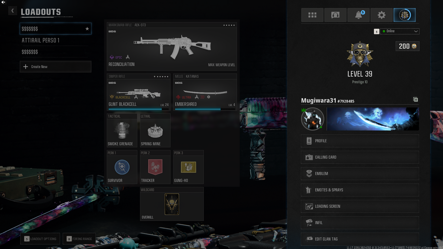 🔥 *BO6 PRO-READY ACCOUNT* ⚔️ 22+ PAID BUNDLES | 👑 PRESTIGE 100% 💫 NEBULA 33 + ABYSS 18 | 🎯 *30+ MAXED SWEAT GUNS* 🏅 *50+ RANKED WINS* | 🚀 WZ INSTANT-LOADOUT 🔌 LINK & PLAY: STEAM💻 | BNET⚙️ | PSN🎯 | XBOX