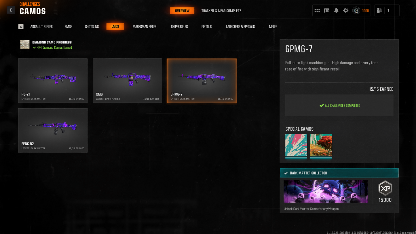 ๐ฅ BO6 EVERYTHING UNLOCKED ๐ฅ Dark Matter + Nebula + Abyss ๐ Prestige Legend ๐ Level 1000 ๐ All Guns Maxed ๐ 2000+ Camos ๐จ Season 3 & 4 Battle Passes Purchased ๐ All Pictures Attached ๐ Full Access ๐ Linkable to: Steam , Battle.net, PSN, Xbox ๐น๏ธ #avKRqu