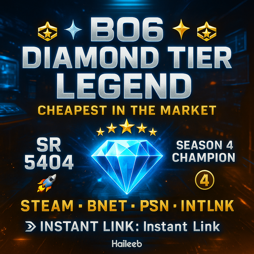 ๐๏ธโจ BO6 DIAMOND TIER LEGEND โจ๐๏ธ ๐ SR 5404 | ๐
SEASON 4 CHAMPION ๐ง 18 META OPERATORS MASTERED ๐ฅ PRESTIGE MODE UNLOCKED ๐ INSTANT LINK: Steam โข BNET โข PSN โข Xbox ๐ฎ BLACK OPS 6 DOMINATOR #nMJxTB