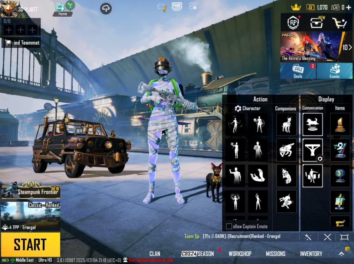 π₯ ULTIMATE MUMMY ACCOUNT | 23X Gunlab | Mythic Lobby | LVL 4 Glacier π Duo Mummy + Yellow Mummy + 51 Mythics | Premium Inventory #WgIiWs