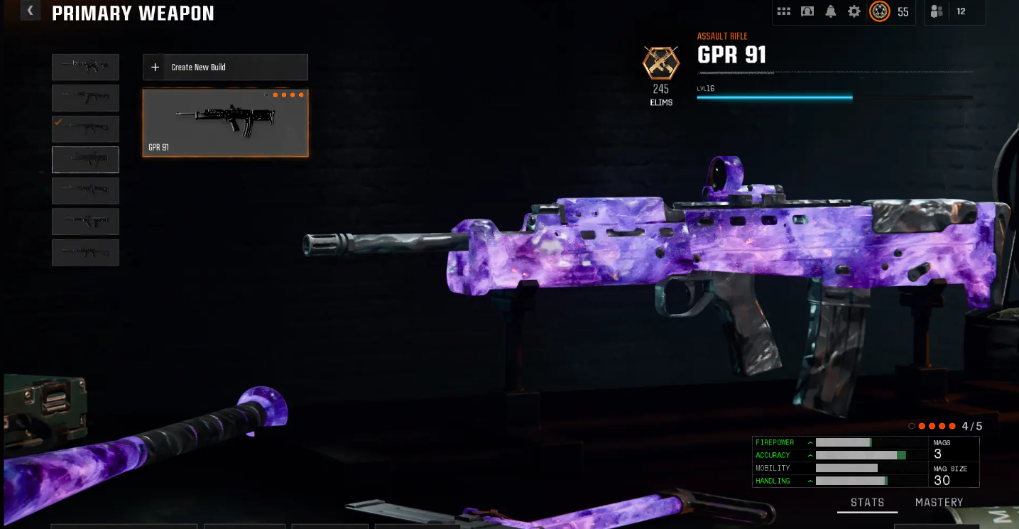 (BO6) Dark Matter Camo Unlock On 50 Guns | Black Ops 6