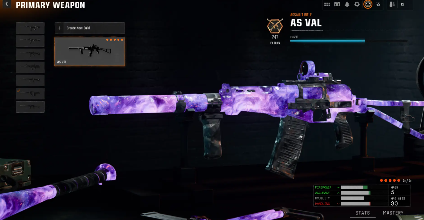 (BO6) Dark Matter Camo Unlock On 50 Guns | Black Ops 6