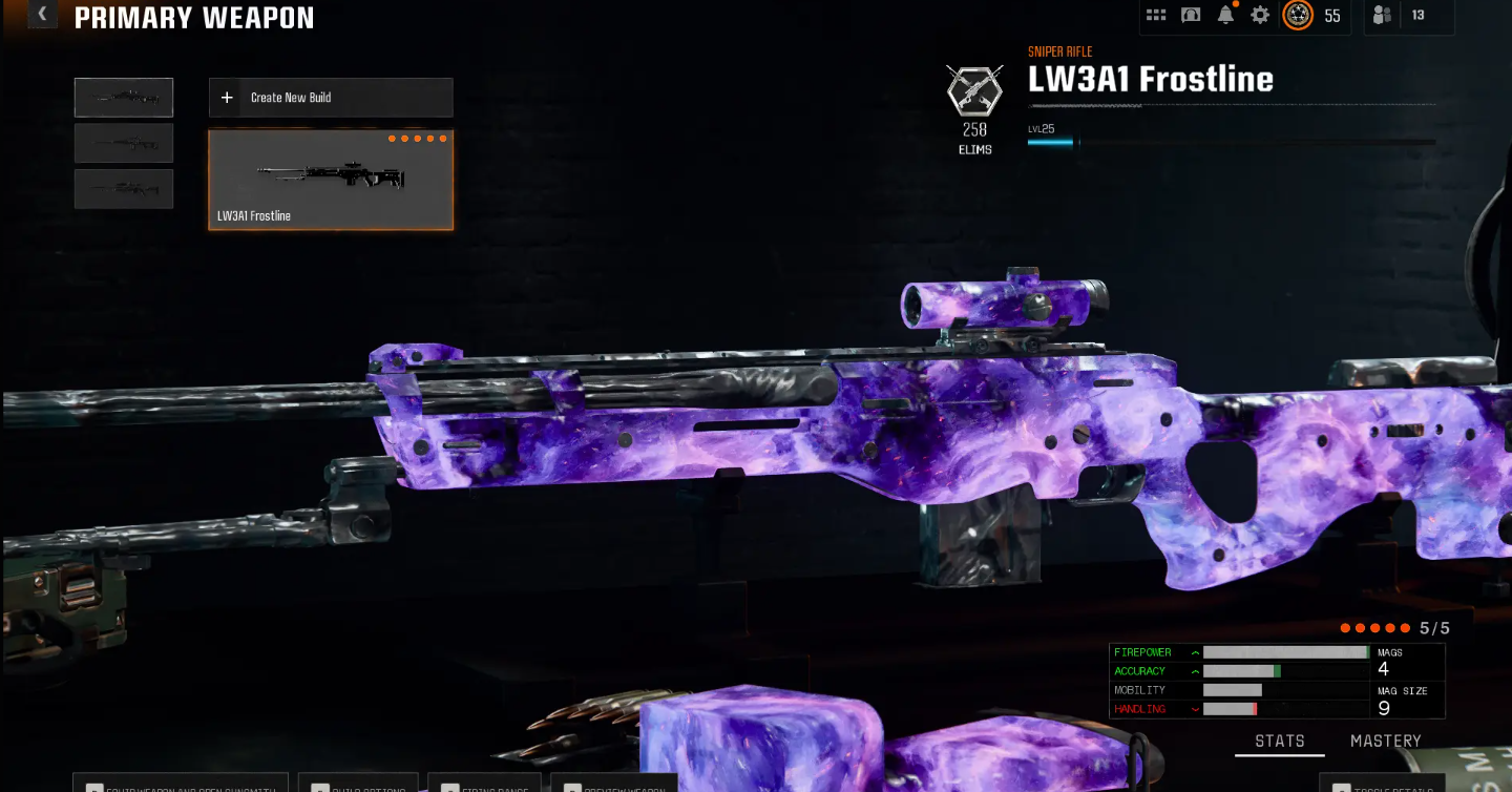 (BO6) Dark Matter Camo Unlock On 50 Guns | Black Ops 6
