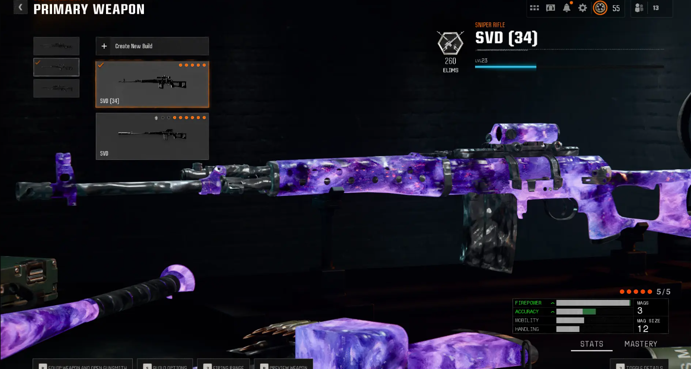 (BO6) Dark Matter Camo Unlock On 50 Guns | Black Ops 6