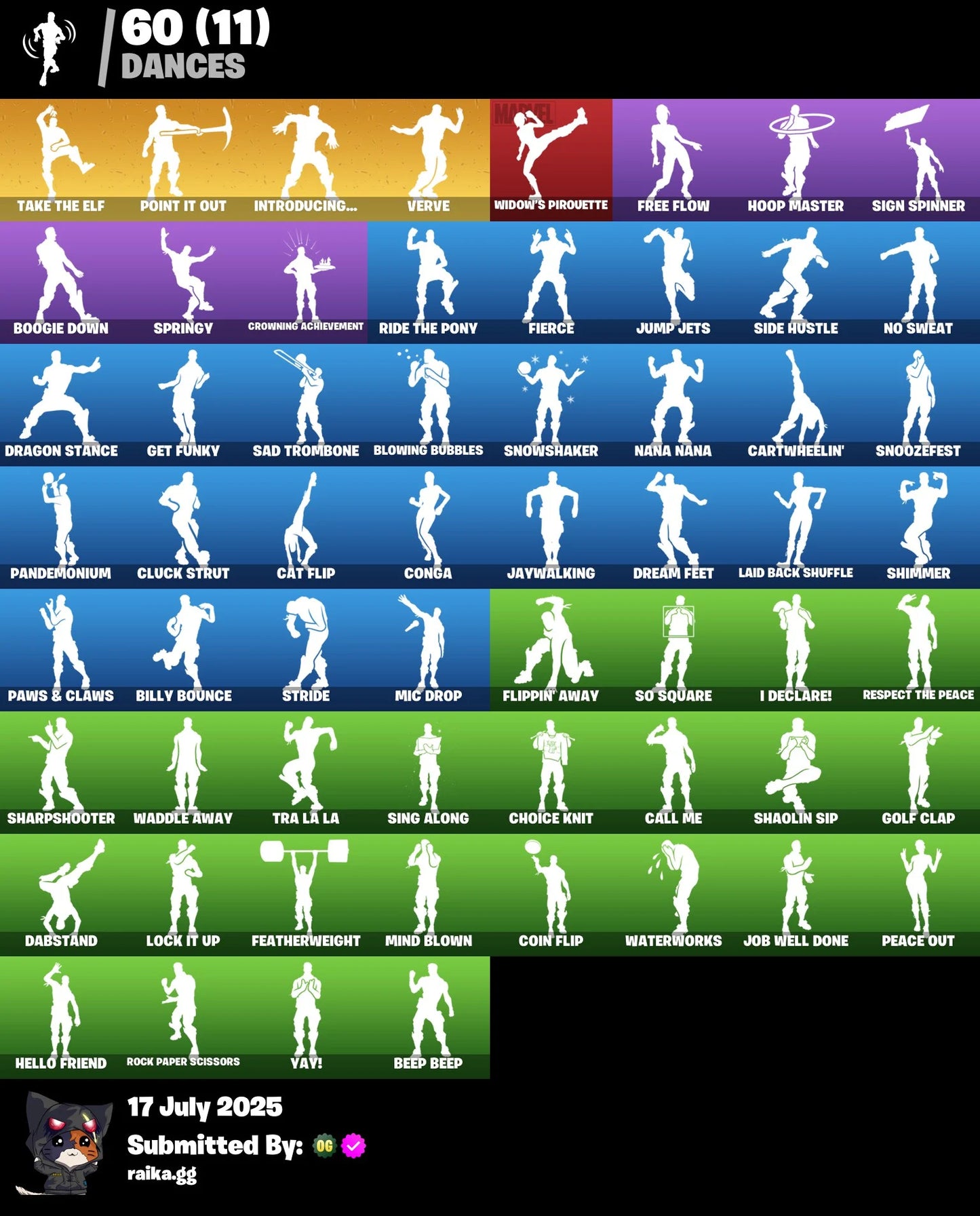 59 skins | OG STW | Gold Brutus | Fishstick (World Cup) | Gold Midas | Trilogy | Carbon Commando | Prodigy | John Wick | Rox | The Ice King