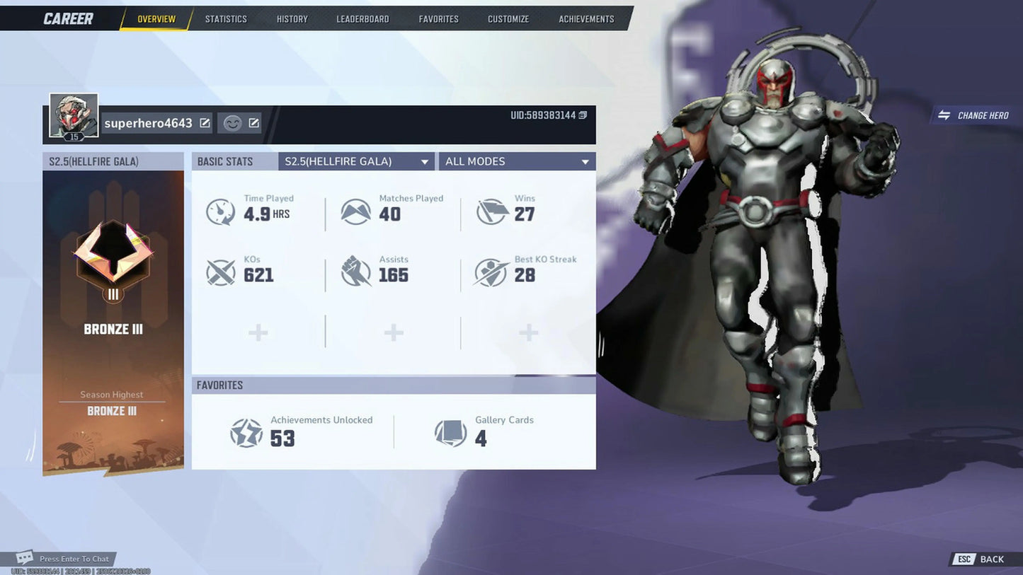 🦸 Marvel Rivals (Season 2 ) | 📈 Level 15 Progress | 🥉 Bronze III | ⚔️ Ranked Enabled | 🖐️ Manually Leveled | ⚡ Instant Access #wgNk6V