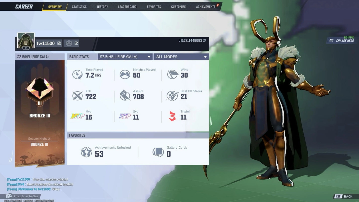 🕹️ Marvel Rivals ( SEASON 2 ) | 🎯 Level 15 | 🪙 Bronze 3 Placement | ⚡ Rank Ready Mode Unlocked | ✍️ Hand-Leveled | 🚀 Instant Delivery #iM28CT