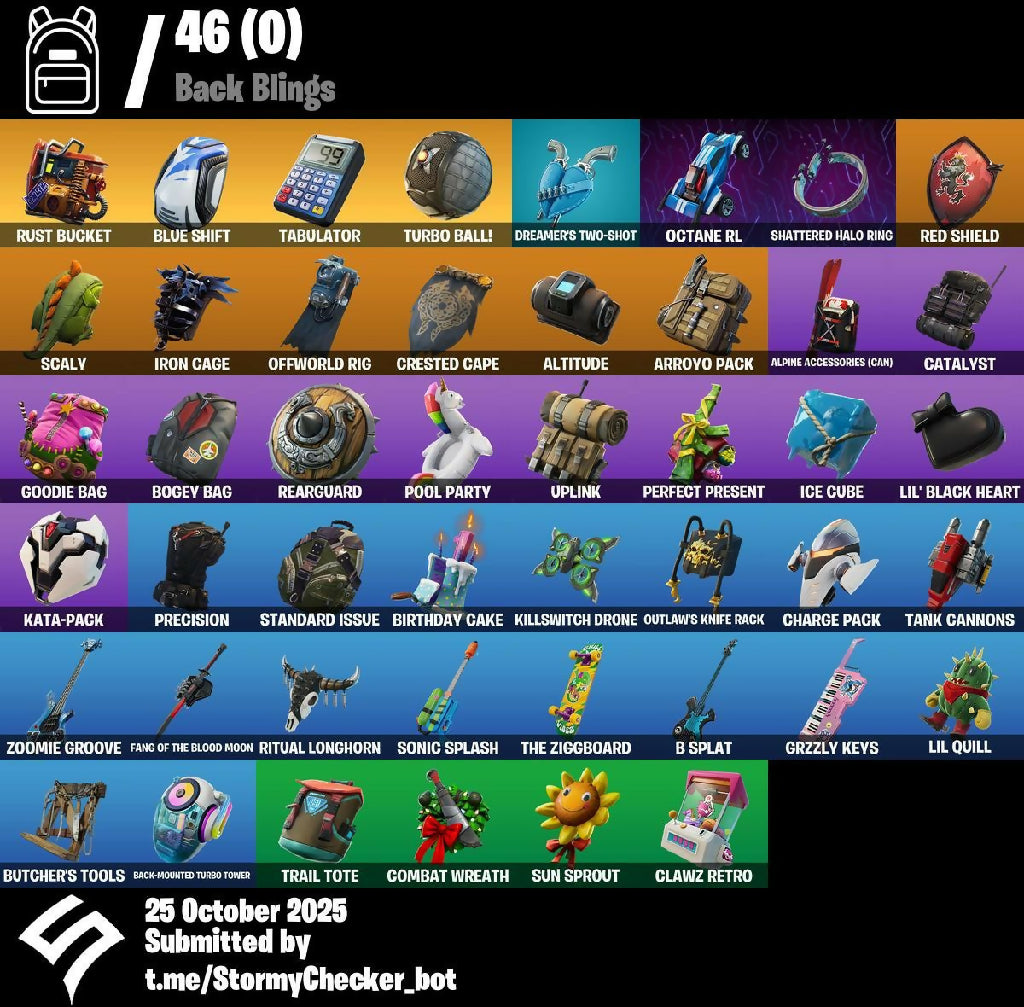 [PC/XBL/PSN]?28 Skins?Blue Team Leader?Blue Striker?Prodigy?Blitz Knight?Pig the Butcher?Default Pickaxe?Outlaw's Whipknives?Storm's Maw?BRSeason1?200 VB