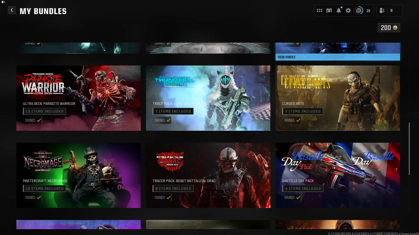 💎 BO6 💥 22 PREMIUM BUNDLES UNLOCKED | 🧠 PRESTIGE COMPLETED 🌀 33x NEBULA • 18x ABYSS | 🔫 30 SWEAT META GUNS MAXED 🏆 50+ RANKED VICTORIES | ⚡ WZ4 QUICK LAUNCH SETUP 🌐 LINKED FOR: STEAM 💻 • BNET 🛠️ • PSN 🎮 • XBOX 🅧 #d2hap5 PSN 🎮 • XBOX 🅧