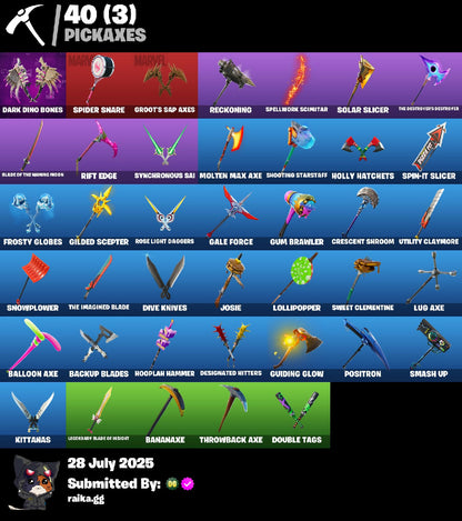 18 SKINS | HOT MARAT|RAMBUNCTIOUS|RUST BUCKET|ORANGE JUSTICE|DJ YONDER | 850 VBUCKS