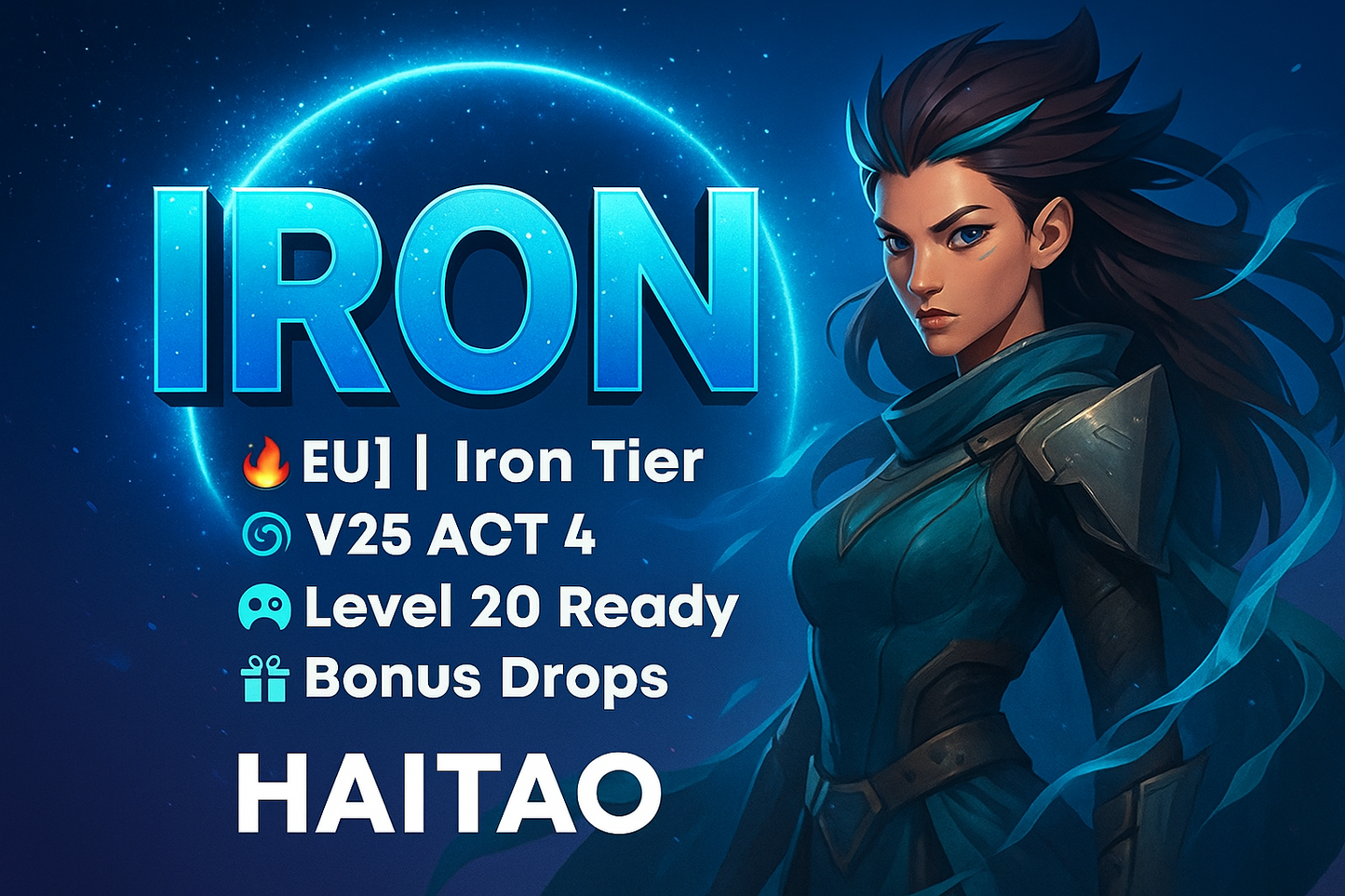 【EU】| 🛡️ Iron Tier | 🌀 Act 4 | 🧝 Level 20 Ascended | 🎁 Bonus Mystics | 📩 Email Change Scroll Included sUzFH7