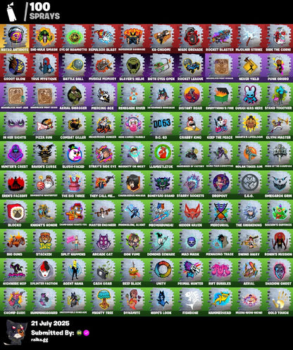 💯🔥𝙀𝙓𝘾𝙇𝙐𝙎𝙄𝙑𝙀 🔥💯•98 SKINS• 🔥 Dark Skully 🔥 Travis Scott 🔥Astro Jack 🔥 Gold Midas 🔥 The Ageless 🔥 Omegarok 🔥 Renzo the Destroyer 🔥 Raz 🔥 Fade 🔥350 VB