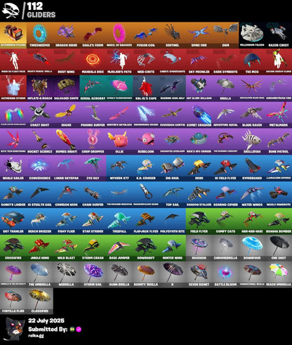[PC/PSN/XBOX] 108 skins | Gold Midas | Gold Brutus | Gold Meowscles | Rust Bucket | Verve | Rage | Astroworld Cyclone | Monster Team Banner | 1100 VB