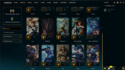 💝 Season 15 💝 NA 💝 IRON IV 0LP 💝 BE 49,000 💝 Champions 20 💝 5x Skin Shards 💝 0W/ 1L Placements 💝 North America 💝 Season 15 Split 3 Ready 💝 Handmade 💝 #VM17dU