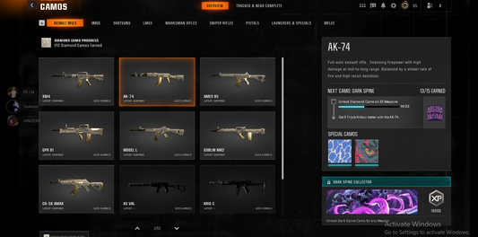 Buy BO6 13 Diamond
