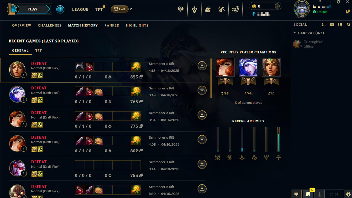 📡 EUW Iron Rank | 🔮 20 Champions Ready | 🎚️ Level 30 Opened | 🧾 40,000+ BE | 🔓 Secure Full Access | 🧃 Email Free to Claim | 🚦 Express Login #RHA5oP