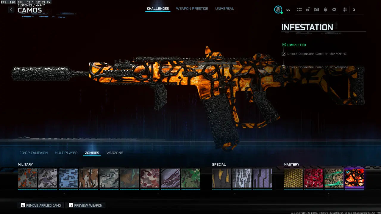 BO7 Infestation Camo