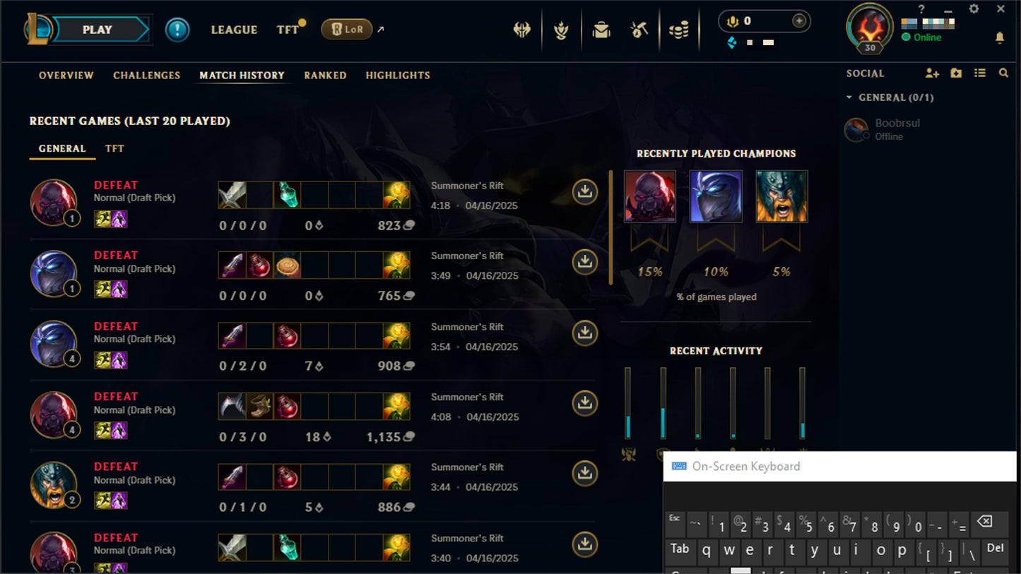 📡 EUW Iron Rank | 🔮 20 Champions Ready | 🎚️ Level 30 Opened | 🧾 40,000+ BE | 🔓 Secure Full Access | 🧃 Email Free to Claim | 🚦 Express Login #RHA5oP