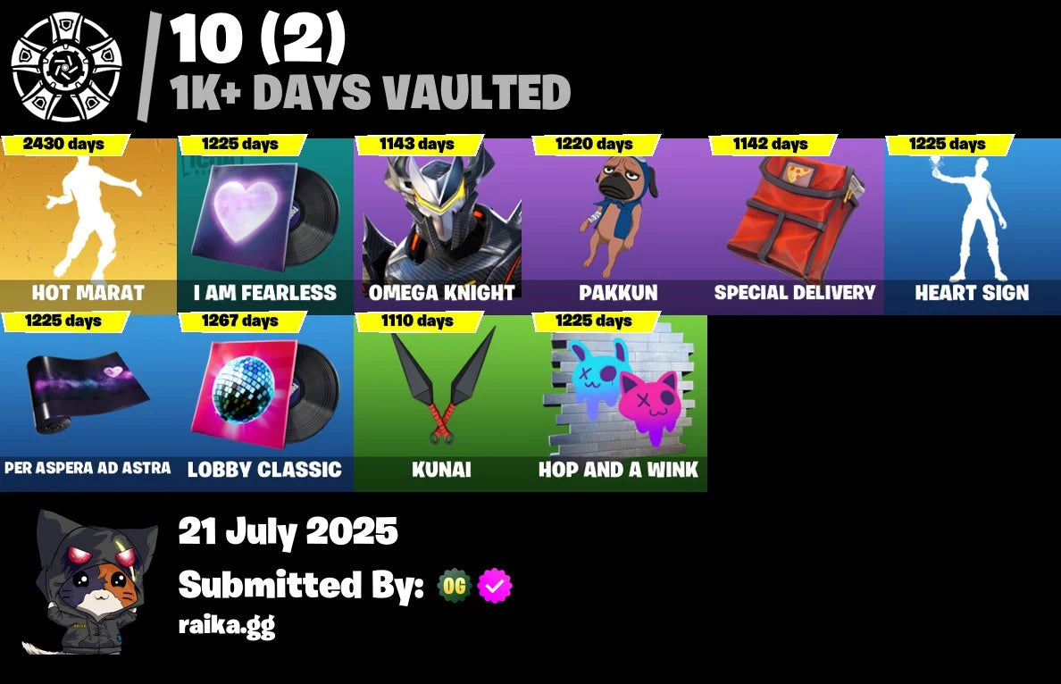 🎯[PC/PSN/XBOX]🎯 107 skins 🔥 Gold Brutus ✨ Gold Meowscles ⚡ Gold Midas 🔥 Carbon Commando 🚨 Trilogy 🚨 Royale Bomber ✨ Point Patroller 🔥 The Origin ⚡Snap |✔️ 50 VB