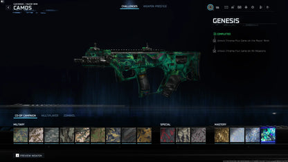 BO7 Genesis Camo Hand Unlock Service (Final Campaign Mastery) | Moonstone , Chroma Flux l 100% Safe