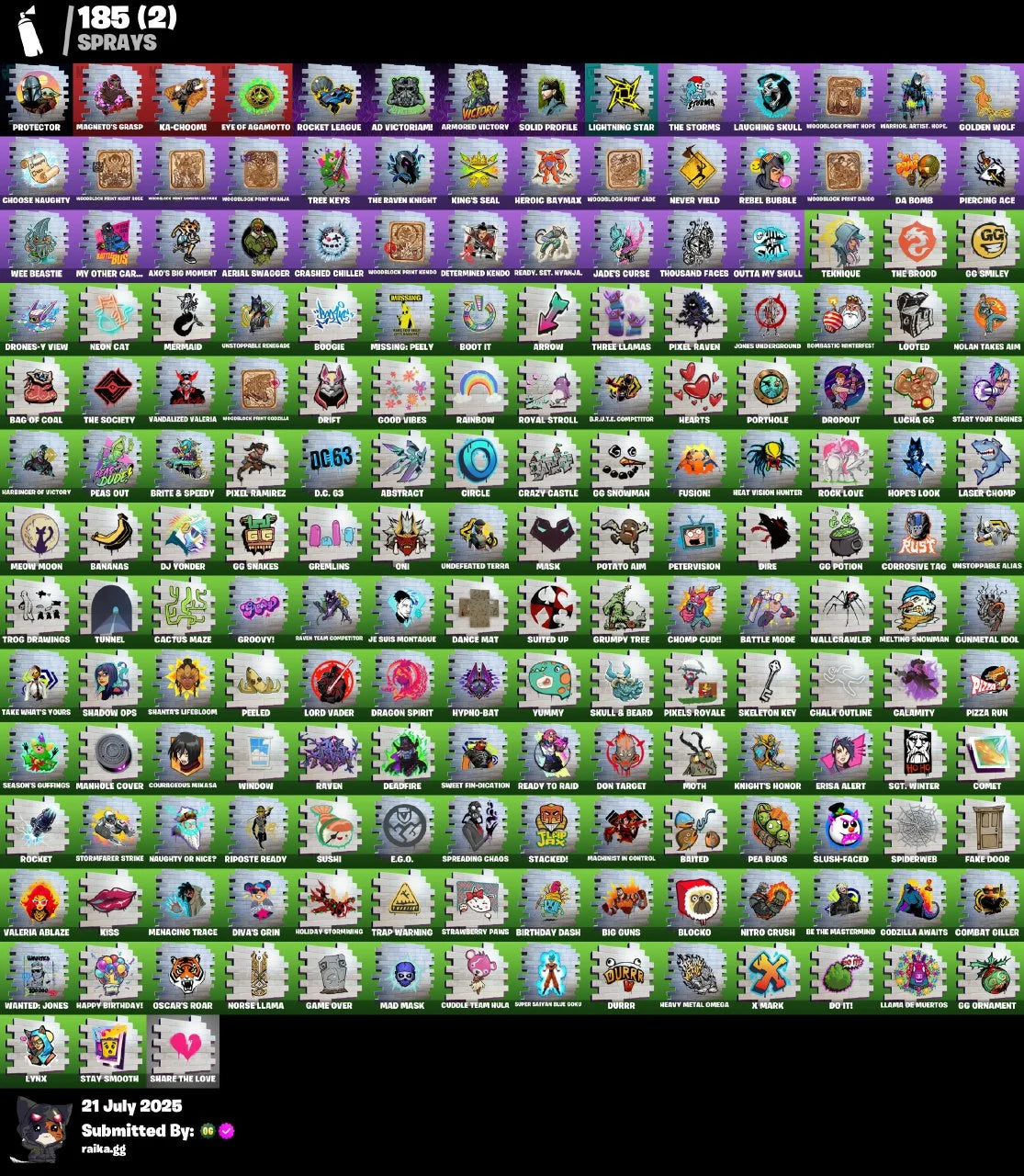 🔥[PC/PSN/XBOX]🔥 91 skins 🔥 Take The L 🔥 End Zone 🔥 Zenith 🔥 Dire 🔥 Hybrid 🔥 Drift 🔥 Blackheart 🔥The Visitor 🔥 Ragnarok 🔥 Son Goku 🔥 Lynx 🔥 Shogun 🔥 A.I.M. 🔥 500 VB
