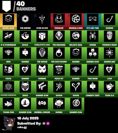 ✨[PC/PSN/XBOX]✨32 skins | The Imagined | Cyclo | Kado Thorne | The Origin | Krrsantan | Ahsoka Tano | Doctor Strange | Prowler | Polar Peely | Khaby Lame | 1100 VB
