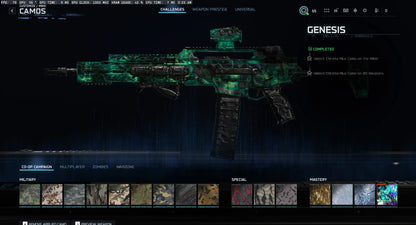 BO7 Genesis Camo Hand Unlock Service (Final Campaign Mastery) | Moonstone , Chroma Flux l 100% Safe