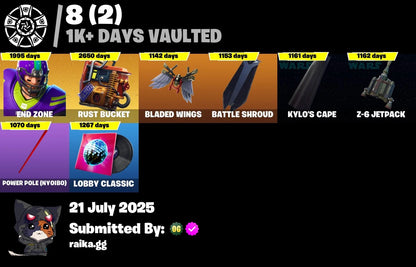 🔥[PC/PSN/XBOX]🔥 91 skins 🔥 Take The L 🔥 End Zone 🔥 Zenith 🔥 Dire 🔥 Hybrid 🔥 Drift 🔥 Blackheart 🔥The Visitor 🔥 Ragnarok 🔥 Son Goku 🔥 Lynx 🔥 Shogun 🔥 A.I.M. 🔥 500 VB