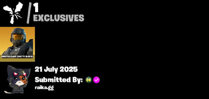 ? 57 skins ? Master Chief (Matte Black) | All Might | Darth Vader Samurai | Wookiee Team Leader | Apprentice Evie | Emperor Palpatine | 150 VB