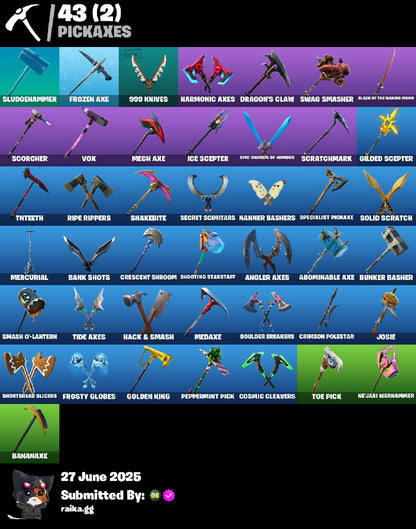 ⚡[PC/PSN/XBOX] 45 skins | Gold Midas | Rox | The Ice King | Sentinel | Blackheart | Fade | Hybrid | Catalyst | Lynx | Zenith | Vendetta | Gear Specialist Maya | 500 VB