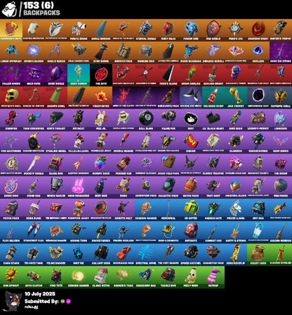 ⚡[PC/PSN/XBL] 141 skins | Gold Midas | Gold Brutus | Menace | Valeria | Predator | Renzo the Destroyer | Galaxy Scout | Peter Griffin | Ronin | The Ageless | 180 VB