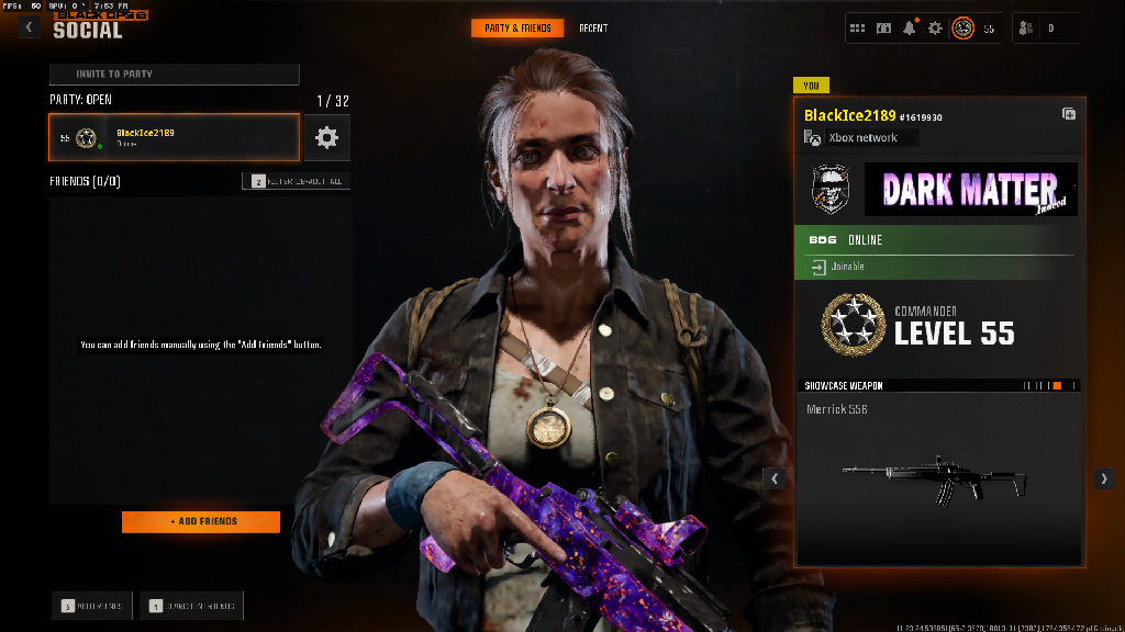 ✳️ Cheapest ✳️ BO6 / Warzone ✳️ 33x Dark Matter Camo on META GUNS ✳️ 33x ( Dark Spine , Diamond , Gold ) ✳️ 495 Camos ✳️ Ranked Ready ✳️ Level 55 ✳️ 50 Wins ✳️ Steam , Battle Net , PSN , XBOX #R4gOwB