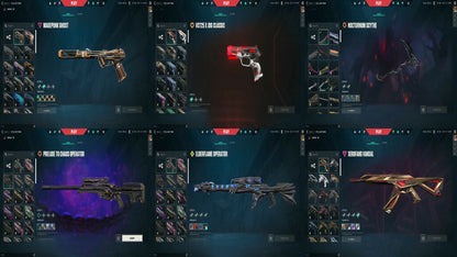 ⚡ EU / TUR ⚡ 48 Skins ⚡ Evori Dreamwings Vandal ⚡ VCT25 x JDG Classic ⚡ CYRAX Vandal ⚡ Primordium Phantom ⚡ XERØFANG Vandal⚡ Reaver Phantom ⚡ Elderflame Operator⚡ Level 59 ⚡ Ranked Ready ⚡ Smurf Account ⚡ Full access ⚡ Instant Delivery #pJd9cc