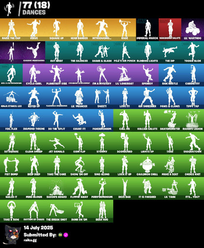 {PC/XBOX/NINTENDO} 68 skins | Fixer | Sultura | Lina Scorch | Cobalt Snowfoot | Midas | Fade | Spectra Knight | Raz | Gear Specialist Maya