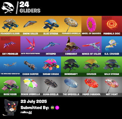 [PC/XBOX/NINTENDO] 29 skins | OG STW | Blue Team Leader | Rogue Agent | Prodigy | Blue Striker | Valor | The Visitor | Carbide | Omega | The Imagined | Drift