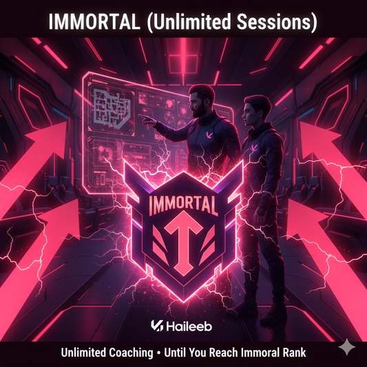 IMMORTAL (Unlimited Sessions) | Unlimited Coaching Sessions Until You Reach Immortal Rank