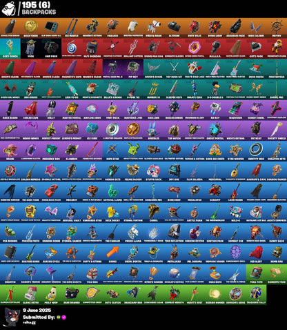 [PC/PSN/XBOX]🔥𝐒𝐓𝐀𝐂𝐊𝐄𝐃 𝐄𝐗𝐂𝐋𝐔𝐒𝐈𝐕𝐄🔥166 skins ⭐ IKONIK ⭐ Katalina ⭐ John Wick ⭐ CANDY AXE ⭐ The Ice King ⭐ Blackheart ⭐Valeria ⭐ Luxe ⭐ Zenith ⭐ Ruin ⭐Hades ⭐ 100 VB
