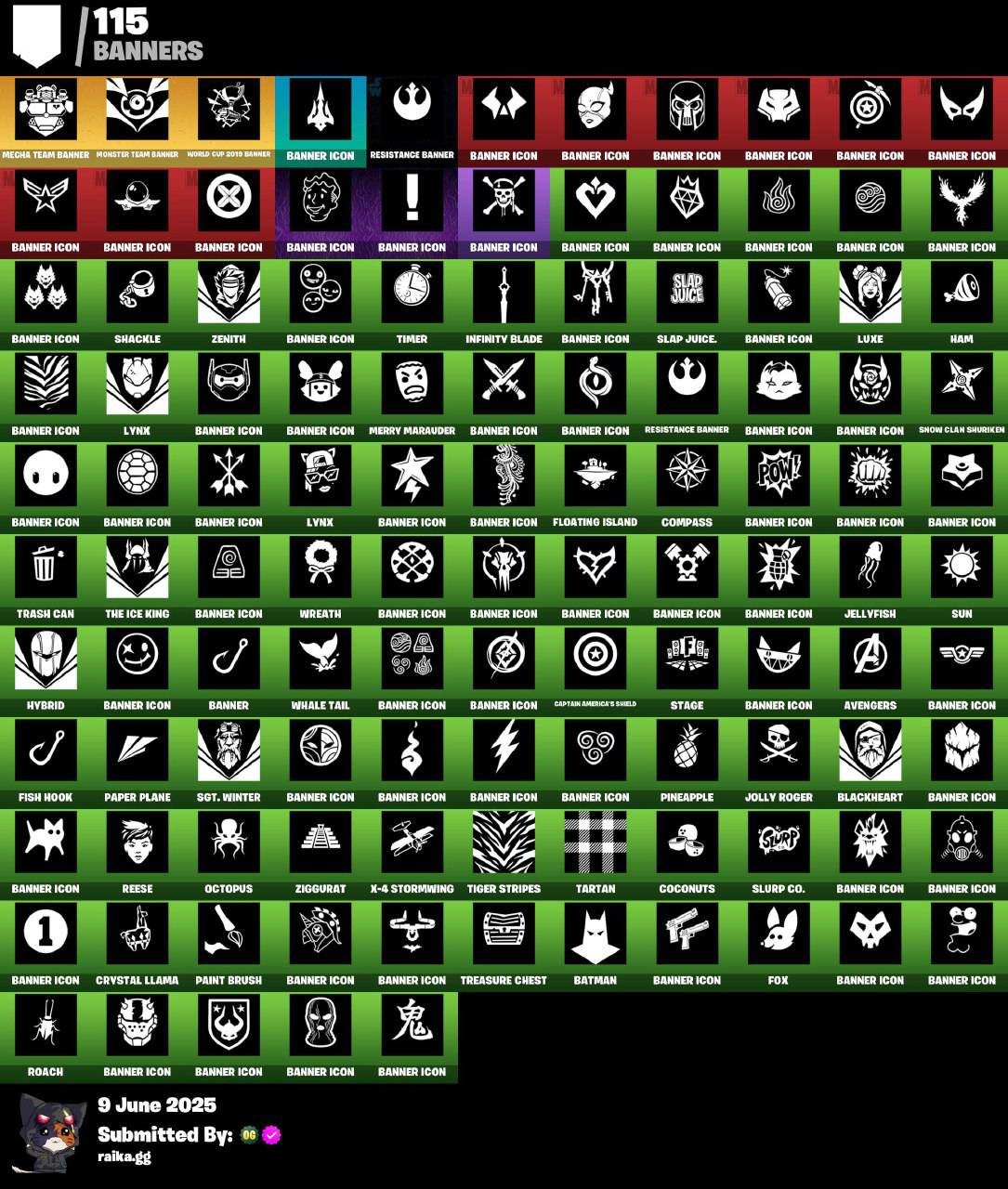 [PC/PSN/XBOX]🔥𝐒𝐓𝐀𝐂𝐊𝐄𝐃 𝐄𝐗𝐂𝐋𝐔𝐒𝐈𝐕𝐄🔥166 skins ⭐ IKONIK ⭐ Katalina ⭐ John Wick ⭐ CANDY AXE ⭐ The Ice King ⭐ Blackheart ⭐Valeria ⭐ Luxe ⭐ Zenith ⭐ Ruin ⭐Hades ⭐ 100 VB