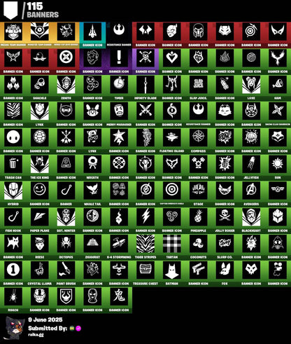 [PC/PSN/XBOX]🔥𝐒𝐓𝐀𝐂𝐊𝐄𝐃 𝐄𝐗𝐂𝐋𝐔𝐒𝐈𝐕𝐄🔥166 skins ⭐ IKONIK ⭐ Katalina ⭐ John Wick ⭐ CANDY AXE ⭐ The Ice King ⭐ Blackheart ⭐Valeria ⭐ Luxe ⭐ Zenith ⭐ Ruin ⭐Hades ⭐ 100 VB