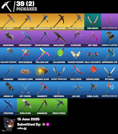 ⚡[PC/PSN/XBOX] 35 skins | OG STW | Ragnarok | Omega | Enforcer | Drift | Valor | The Visitor | Zenith | Calamity | Lynx | Carbide | Slayer Juice WRLD | 105 VB