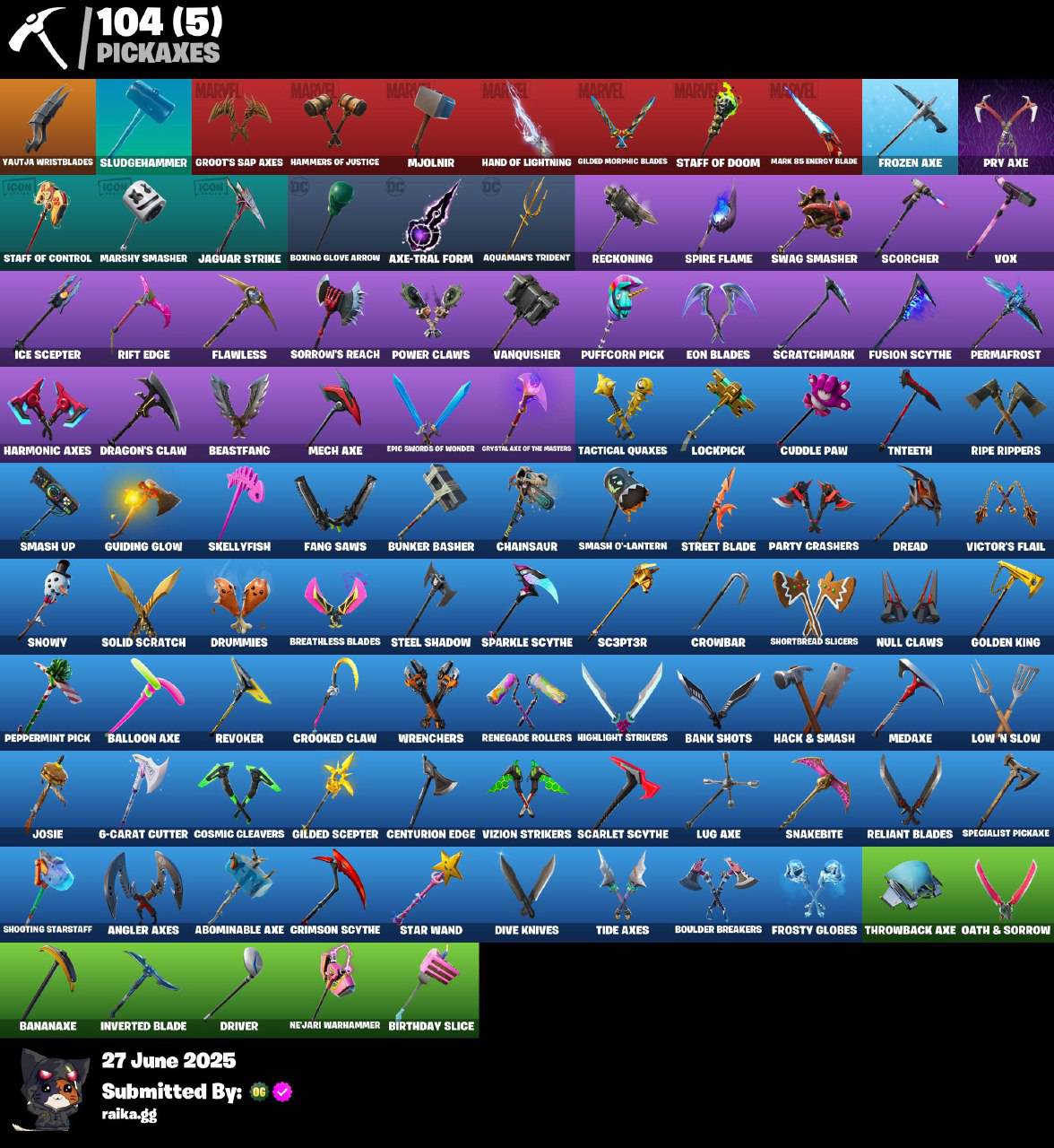 ⭐[PC/PSN/XBOX] 120 skins | Gold Midas | Gold Brutus | Rox | The Ice King | Blackheart | Fusion | Ruin | Alli | Zenith | Sentinel | The Scientist | Polarity | 450 VB