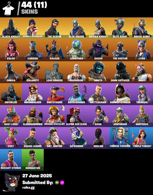 Buy Black Knight Account