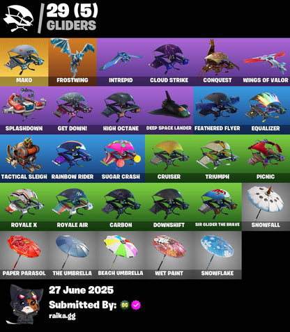 ⭐[PC/PSN/XBOX] 44 skins | Black Knight | Sparkle Specialist | The Reaper | Blue Squire | Royale Knight | Elite Agent | Mako | Take The L | Rogue Agent | Valor | 400 VB