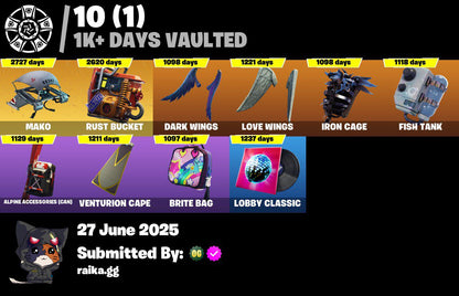 ⭐[PC/PSN/XBOX] 44 skins | Black Knight | Sparkle Specialist | The Reaper | Blue Squire | Royale Knight | Elite Agent | Mako | Take The L | Rogue Agent | Valor | 400 VB