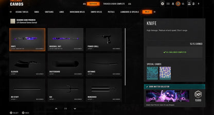 📀 BO6 & WZ4 | 🚧 33x Dark Matter Hand Leveled 9x Meta Guns Loadouts (Snipers , Fear1, C56,Kilo,Ladra,Lc10,KrigC,HDR) | 🪙 500+ Premium Camos | 🧱 Level 55 | 🧿 50 Ranked Wins | 🗺️ Crossplay: Steam • BNET • PSN • Xbox